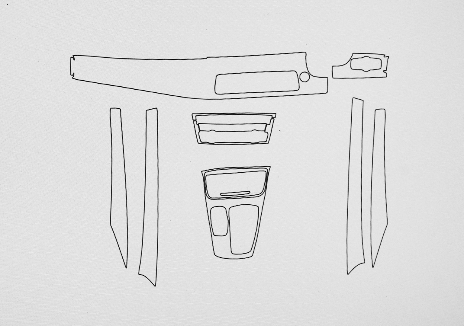 BMW 5 Series Interior Precut