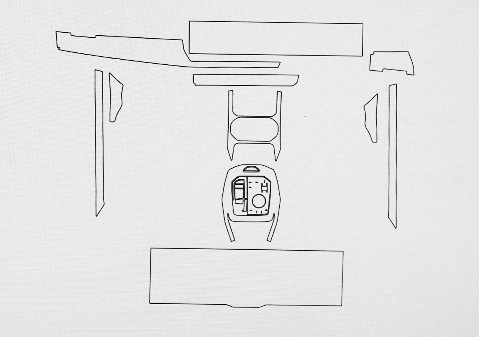 BMW 5 Series Interior Precut