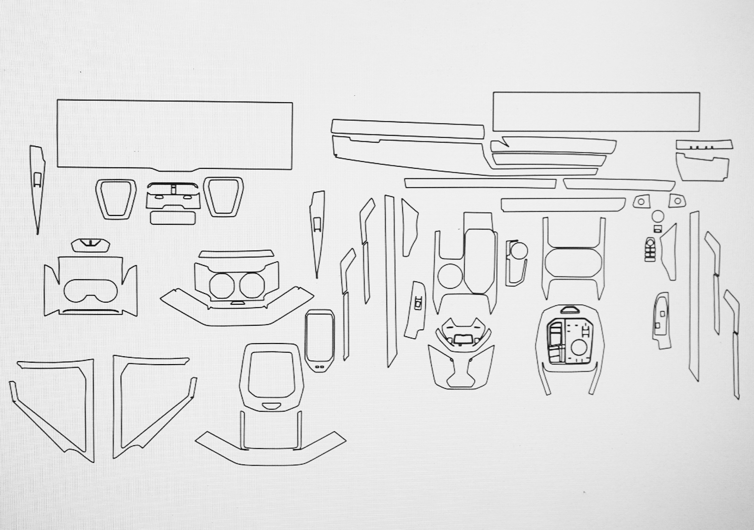 BMW 5 Series Interior Precut