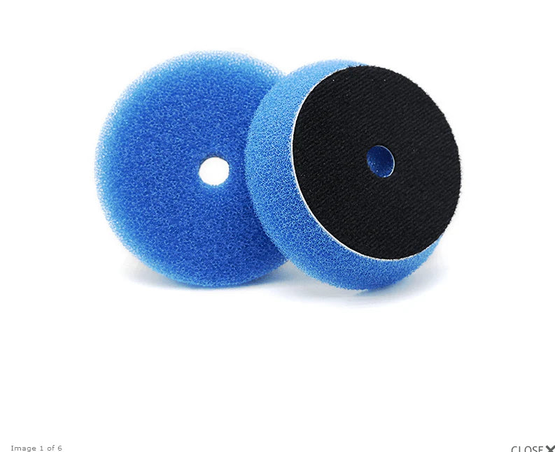 6.5" X 1" BLUE HD ORBITAL HVY POLISH PAD