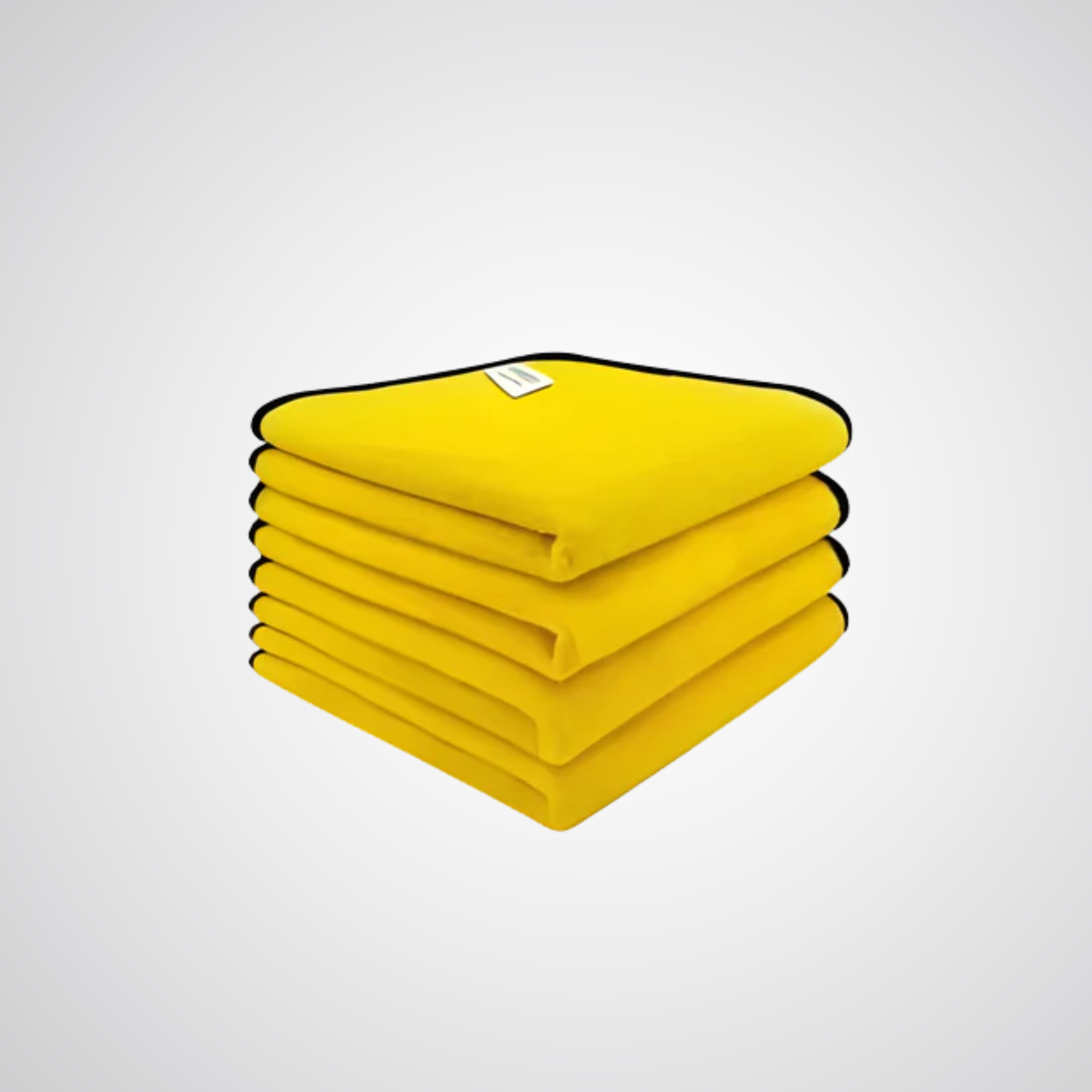 Microfiber body towel Yellow 38*38 Cm