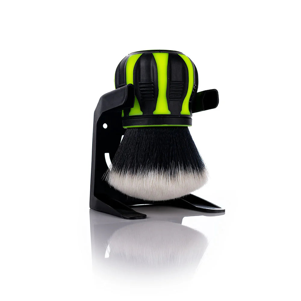 Octane Brush - Curveball XL Synthetic Ectoplasm ( Lime & Black) Detail Brush